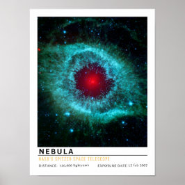 Augennebel Weltraum Bildung Poster