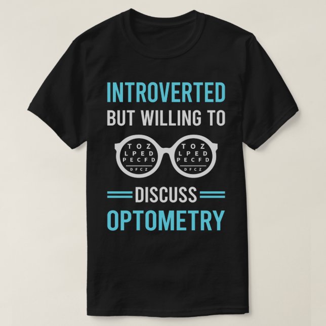 Augenoptometrie T-Shirt (Design vorne)