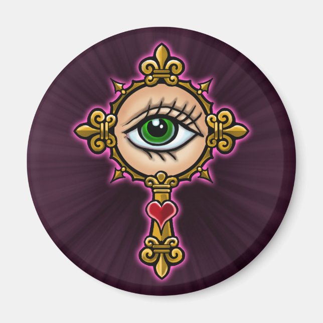 Augenquerdesign beobachten magnet (Vorne)