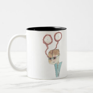 Augenschmerz Zweifarbige Tasse