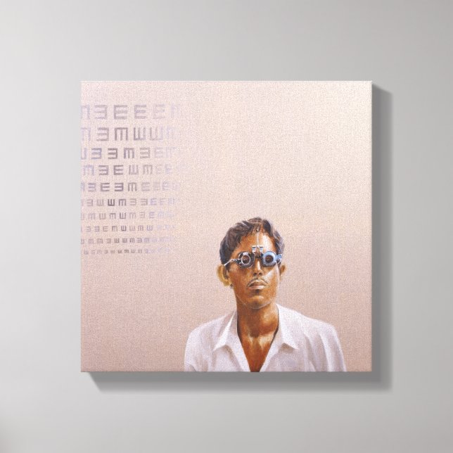 Augentest 3 Medinipur Indien Leinwanddruck (Vorderseite)