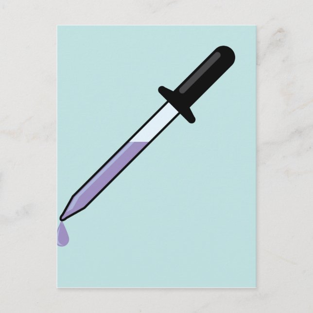 Augentropfen Postkarte (Vorderseite)