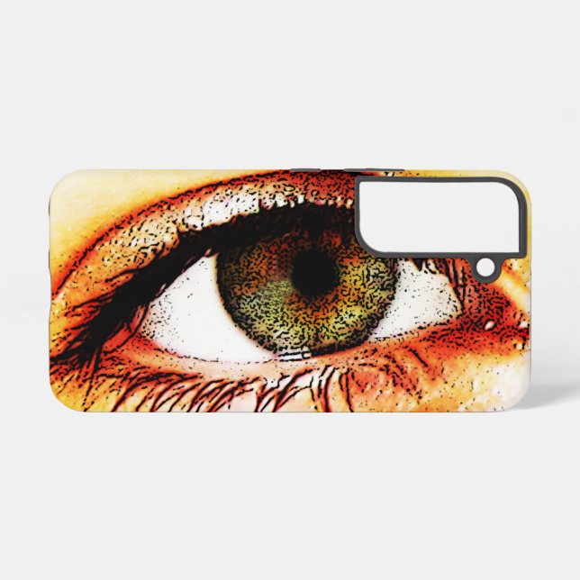 Augentropfen Samsung Galaxy Hülle (Rückseite (Horizontal))