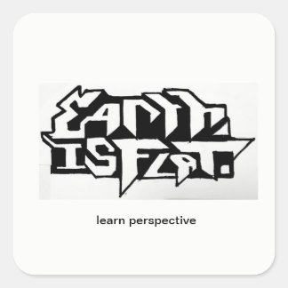 Augentuch Quadratischer Aufkleber