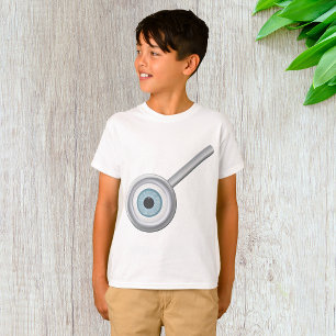 Augenuntersuchung mit Eyeball Magnifying Glass Fun T-Shirt