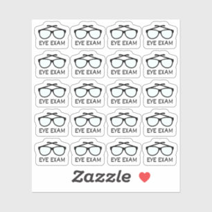 Augenuntersuchung Optimierende Erinnerung Ernennun Aufkleber
