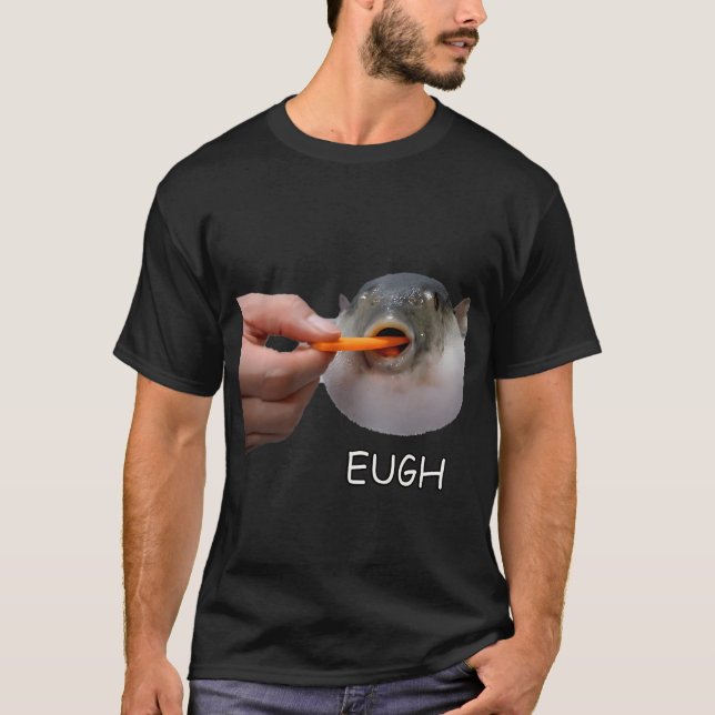 Augh, eugh (Kugelfisch isst Karotte) T-Shirt (Vorderseite)