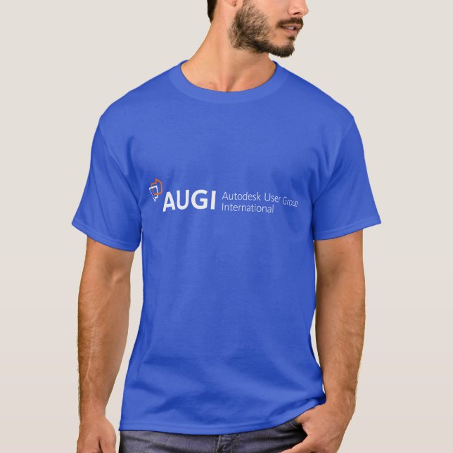 AUGI eingebranntes Einzelteil T-Shirt (Vorderseite)
