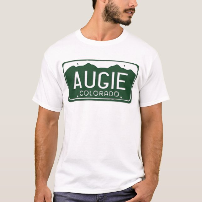 AUGIE Colorado Lizenz-Platten-T - Shirt (Vorderseite)