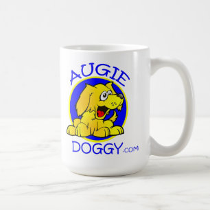 Augie Hündchen-Cartoon-Logo-Tasse Tasse