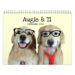 Augie u. das golden retriever-Kalender 2012 des Ti Kalender