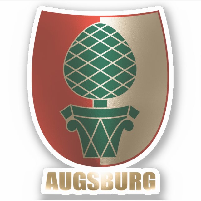 Augsburg Aufkleber (Vorderseite)