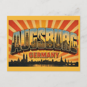 Augsburg Deutschland Rathaus Postkarte