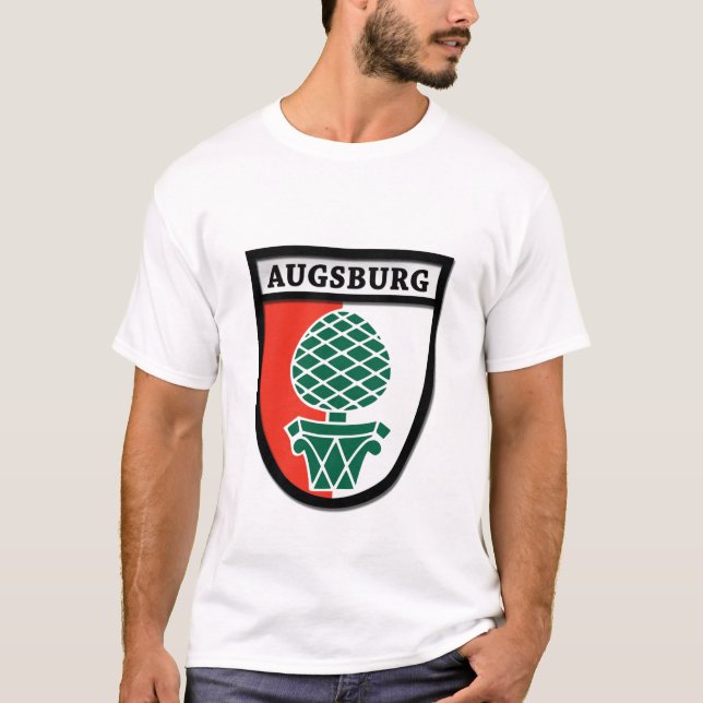 Augsburg-Wappen den T - Shirt 0010 der (Wappen) (Vorderseite)