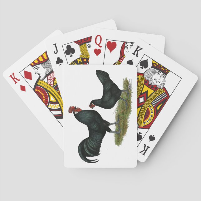 Augsburger Chickens Spielkarten (Rückseite)