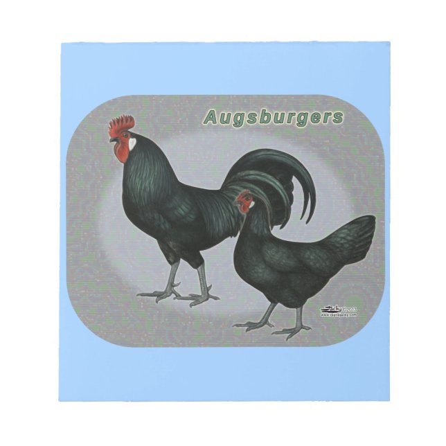 Augsburger Fowl Notizblock (Vorderseite)