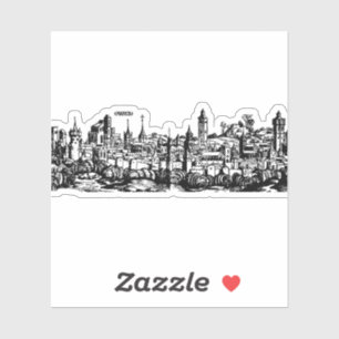 Augsburger Hauptstadt Swabien Aufkleber