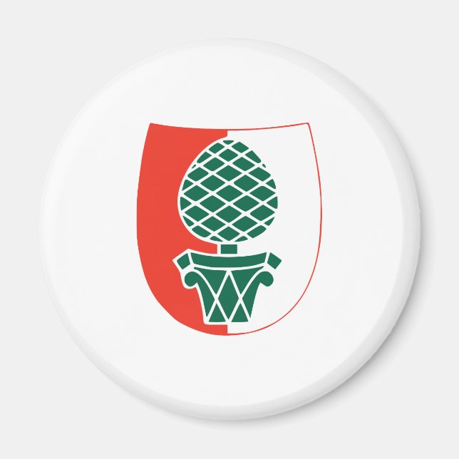 Augsburger Offizielle Wappen Deutschland Heraldry Magnet (Vorne)