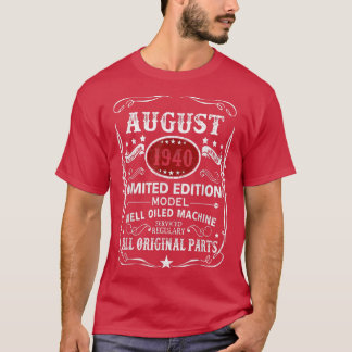 August 1940 Limited Edition Model Well Oiled Machi T-Shirt