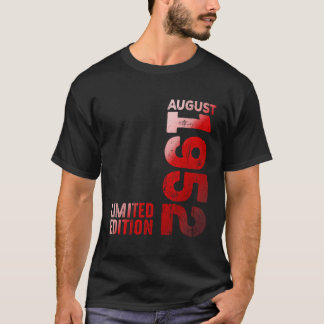 August 1952 Legendäres Jahr 1952 Geburt Vintage Si T-Shirt