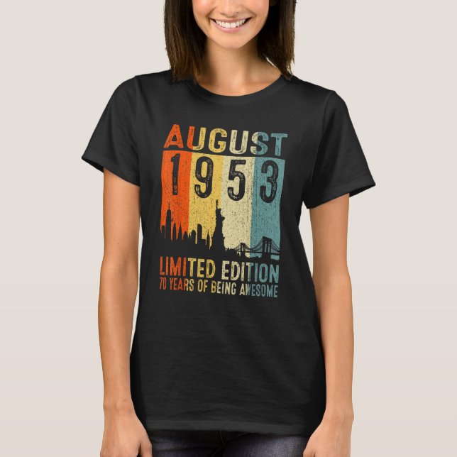 August 1953 70 Jahre Phantastisch T-Shirt (Vorderseite)