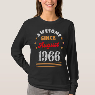August 1966 Geburtstag Phantastisch Seit 1966 Augu T-Shirt