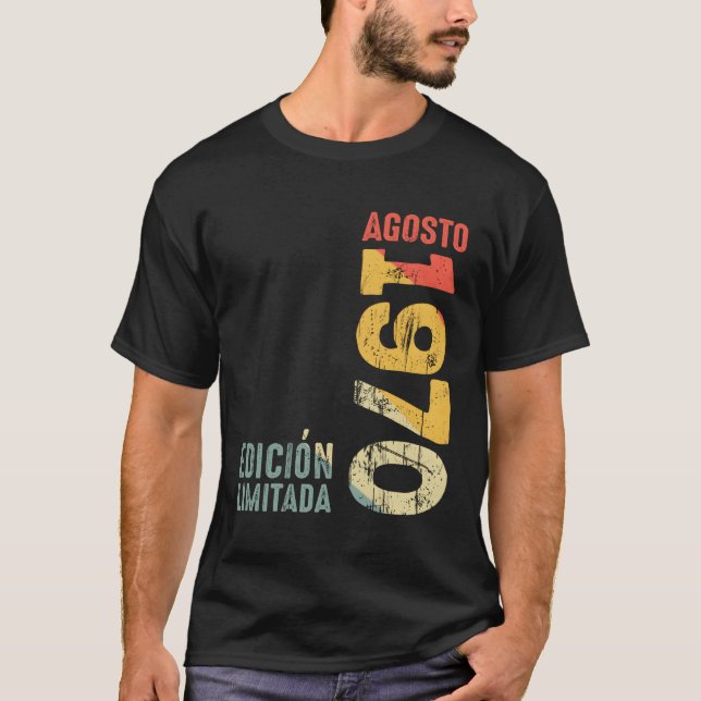 August 1970 1970 1970 1970 T-Shirt (Vorderseite)