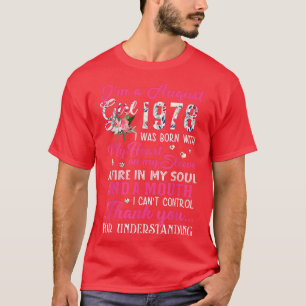 August 1978 Geburtstagsmädchen mit meinem Herzen a T-Shirt