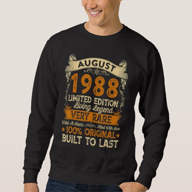 August   1988 Living Legend Very Rare   Sweatshirt (Vorderseite)