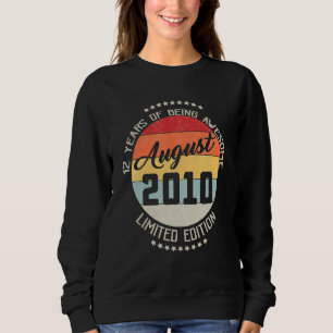 August 2010 12. Geburtstag 12 Jahre Awesom Sweatshirt
