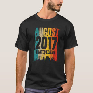 August 2017 5. Geburtstag Vintage T-Shirt
