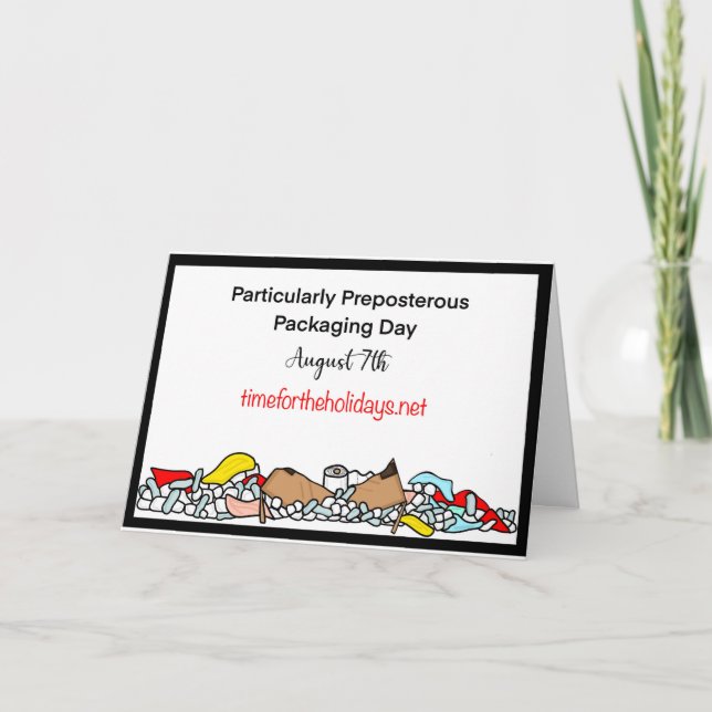 August 7th ist besonders präposterös karte (Vorderseite)