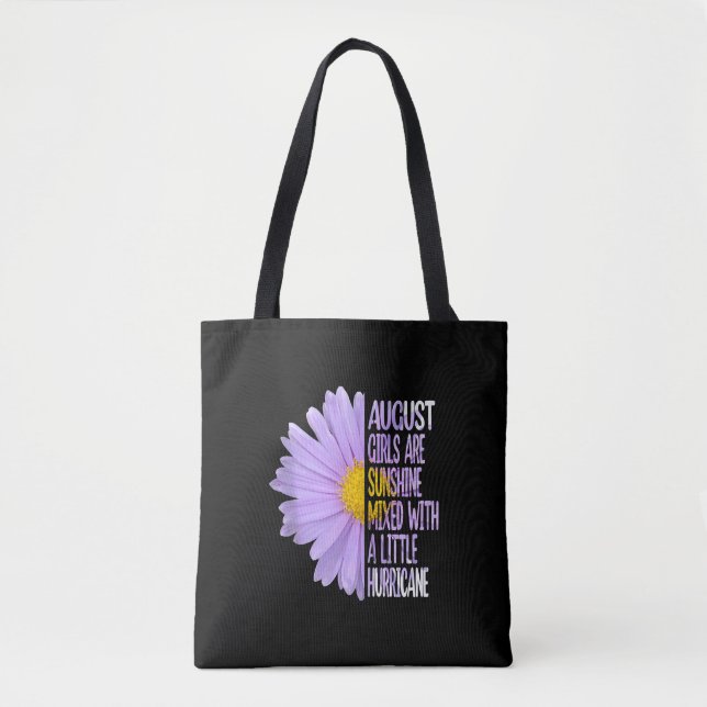 August Birthday Womens Gift Funny Daisy Aster Gesc (Vorderseite)