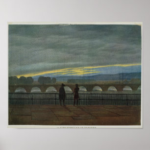 August-Brücke in Dresden Poster