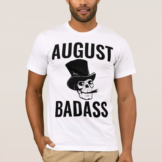 August DER MÄNNER GEBURTSTAG T - Shirt (Vorderseite)