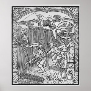 August, Ernte, Leo Poster