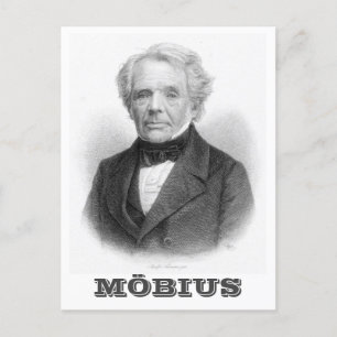 August Ferdinand Möbius Postcard Postkarte