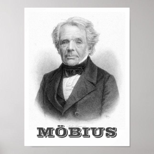 August Ferdinand Möbius Poster (Vorne)