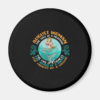 August Frau Soul von Meerjungfrau Leo Zodiac Gebur Magnet