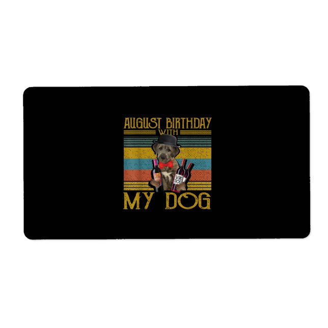 August Geburtstag mit meinem irischen Wolfhound Hu (Vorne)