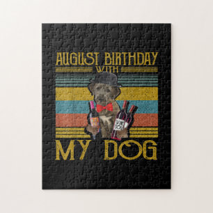 August Geburtstag Mit Meinem Irischen Wolfshund Hu Puzzle