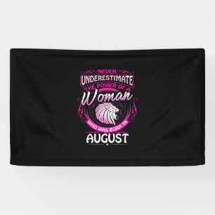 August Geburtstagsgeschenk Frau Leo Zodiac Astrolo Banner