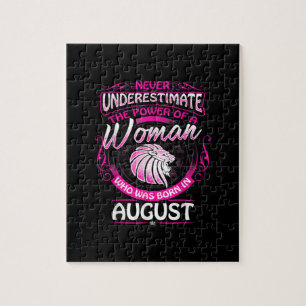 August Geburtstagsgeschenk Frau Leo Zodiac Astrolo Puzzle