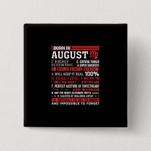 August Geburtstagsgeschenke - Geboren im August Ju Button