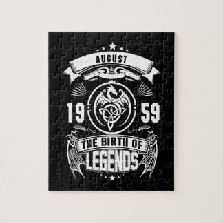 August-Geschenk | 1959 Geburtsjahr der Legenden Puzzle
