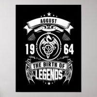 August-Geschenk | 1964 Geburtsjahr der Legenden