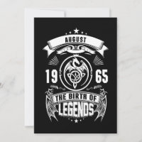 August-Geschenk | 1965 Geburtsjahr der Legenden