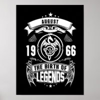 August-Geschenk | 1966 Geburtsjahr der Legenden
