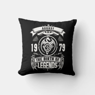 August-Geschenk | 1979 Geburtsjahr der Legenden Kissen