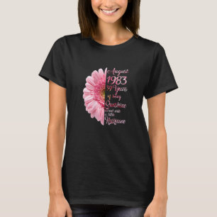 August Girl 1983 39. Geburtstag 39 Jahre T-Shirt